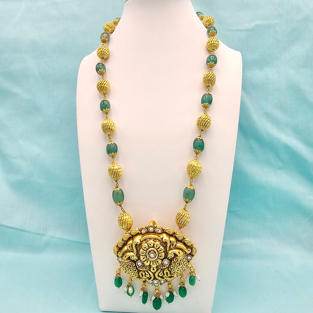 Nakshi Green Necklace