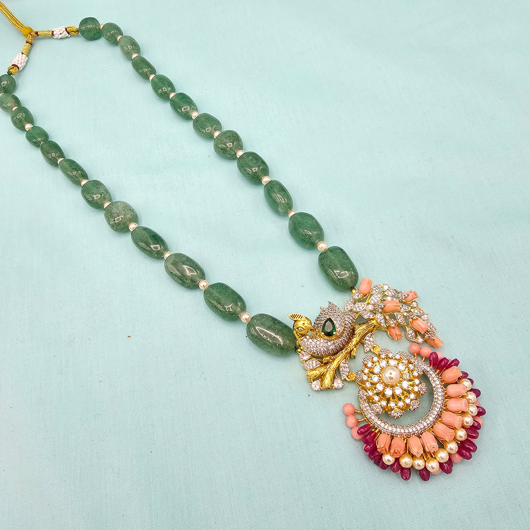 Peacock Aventurine Necklace