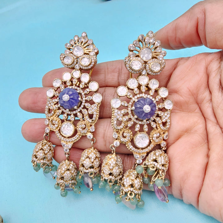 Tanzanite Moissanite Necklace