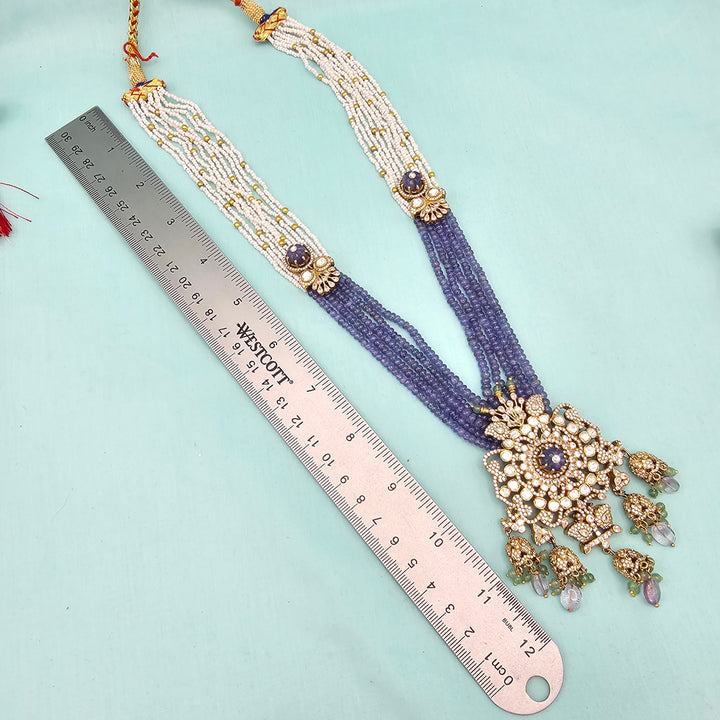 Tanzanite Moissanite Necklace