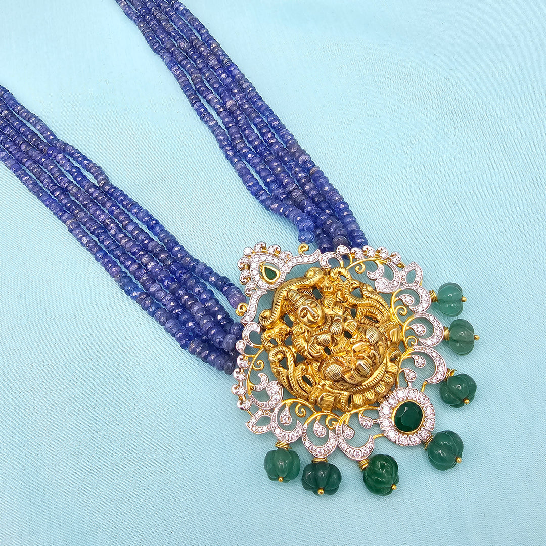 Tanzanite CZ Necklace