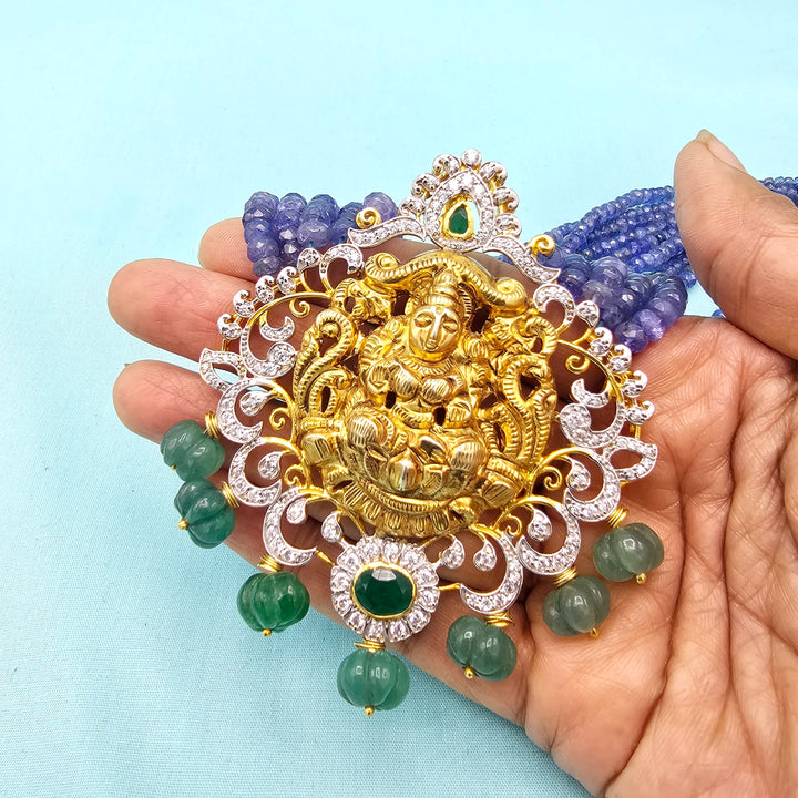 Tanzanite CZ Necklace