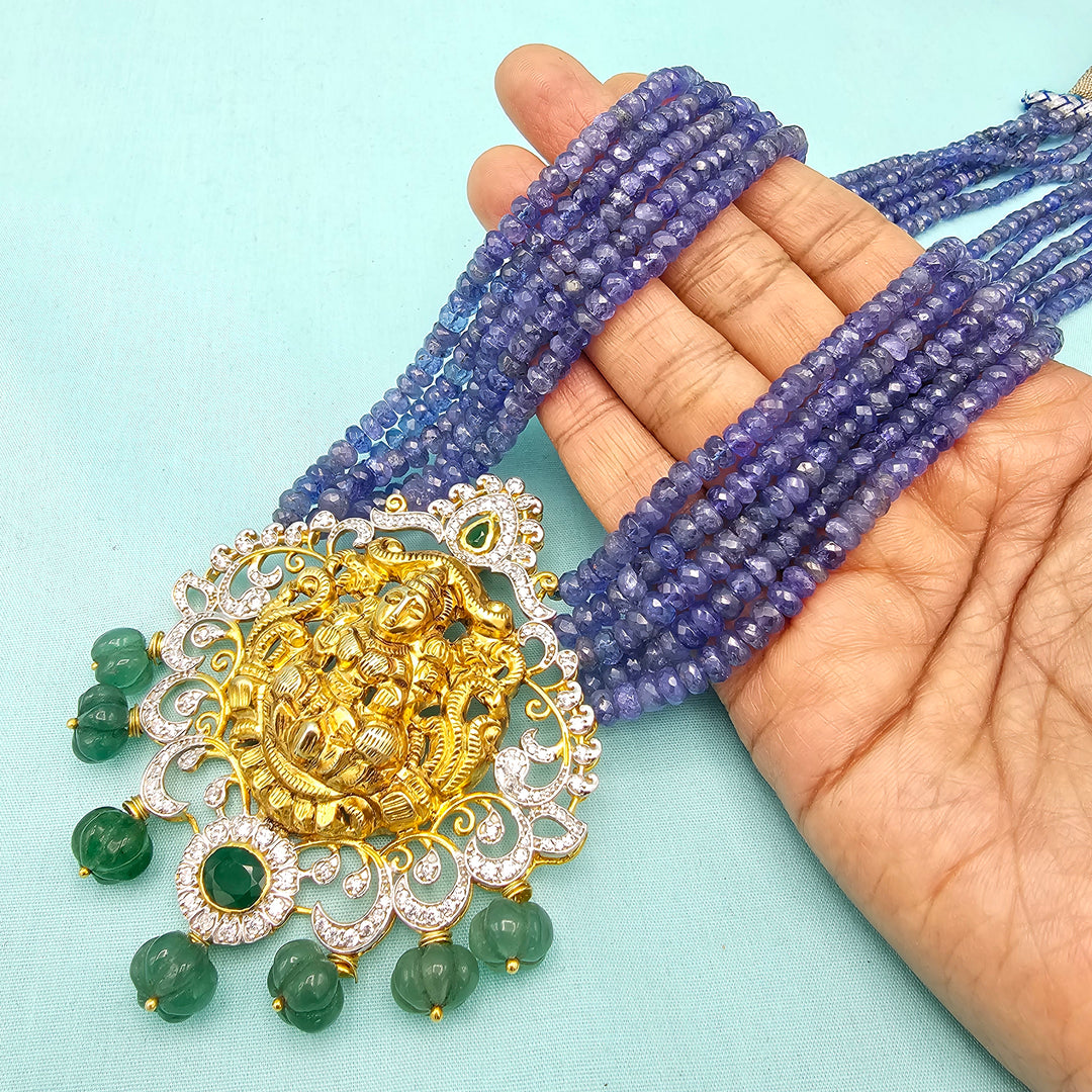 Tanzanite CZ Necklace