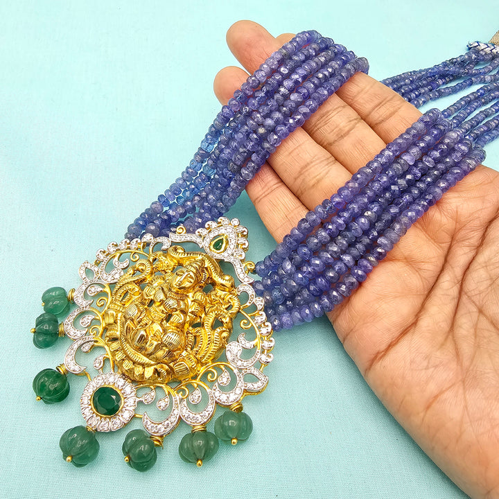 Tanzanite CZ Necklace