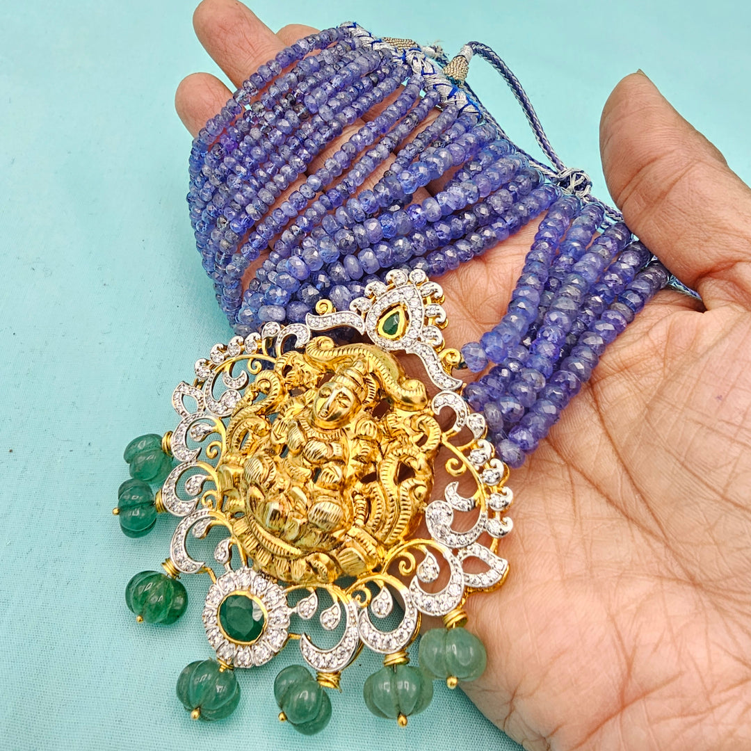 Tanzanite CZ Necklace