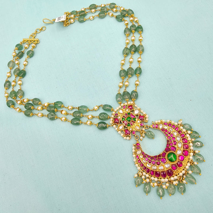 Green Kundan Necklace