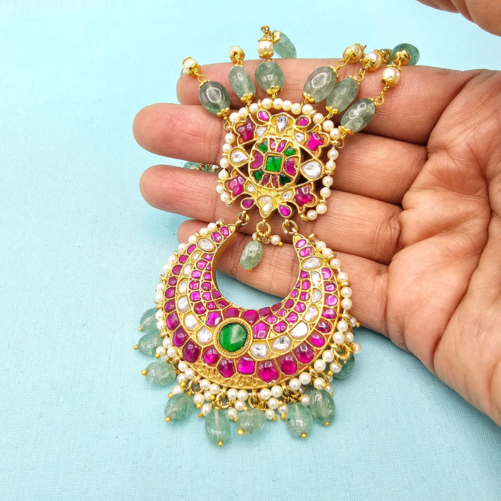 Green Kundan Necklace
