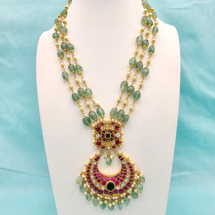 Green Kundan Necklace