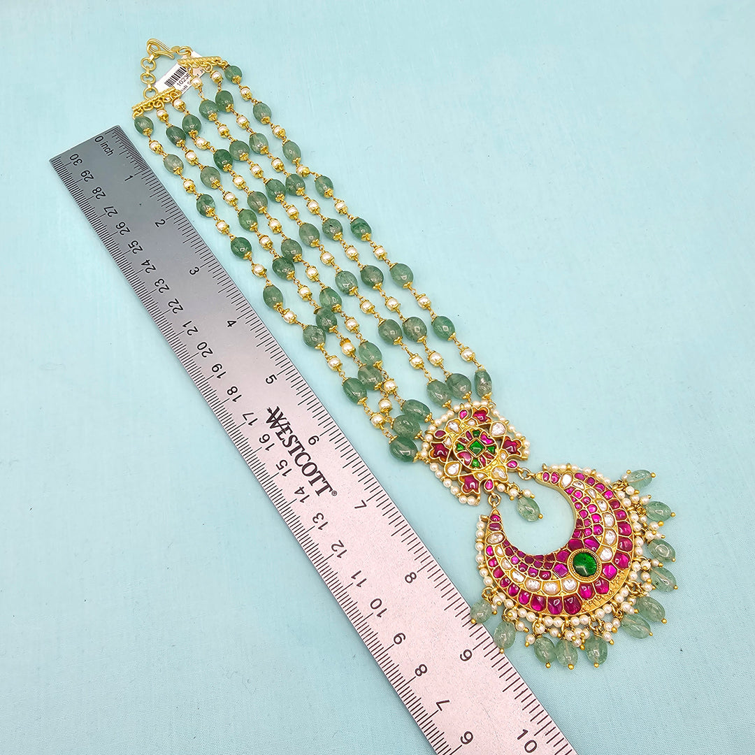 Green Kundan Necklace