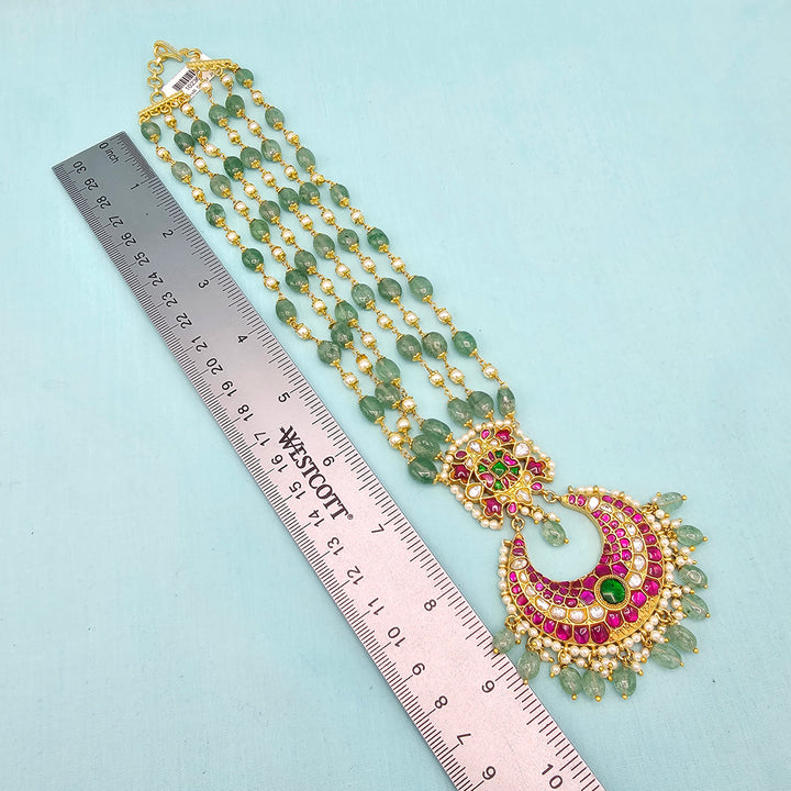 Green Kundan Necklace