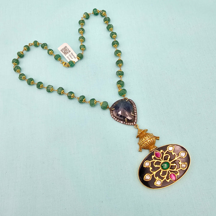 In-Lay pumpkin necklace