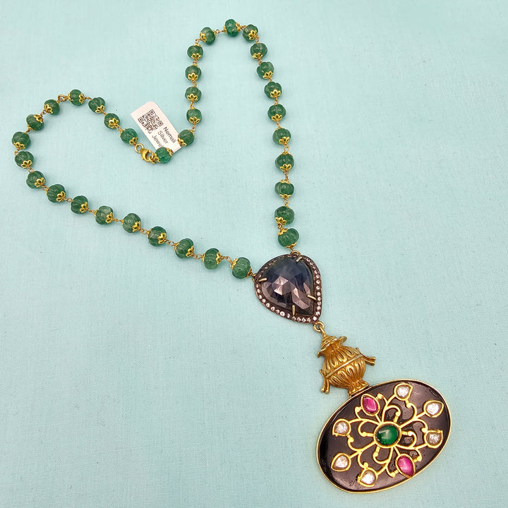 In-Lay pumpkin necklace