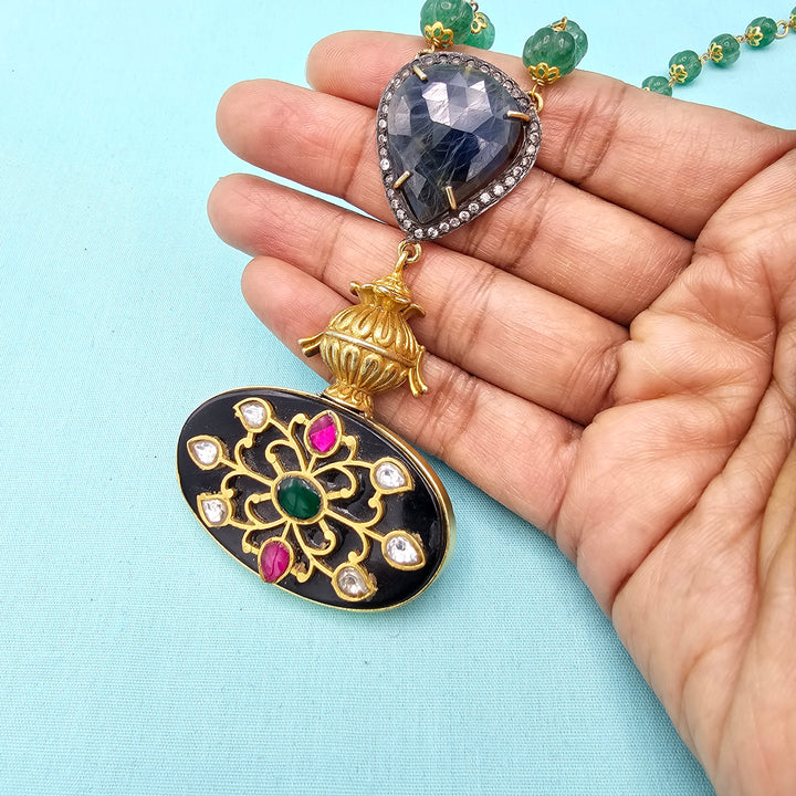 In-Lay pumpkin necklace