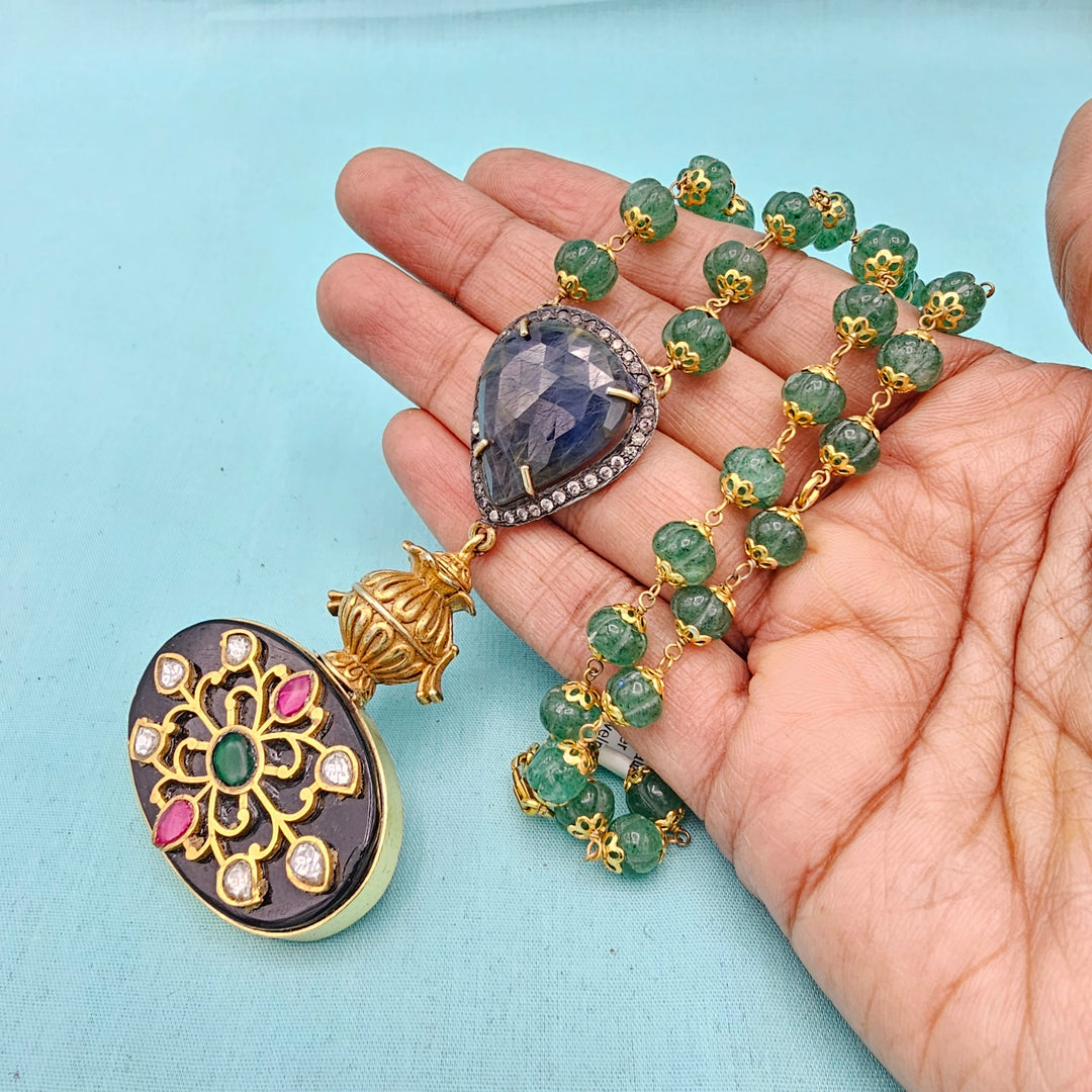 In-Lay pumpkin necklace