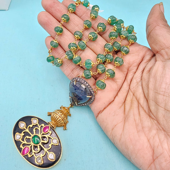 In-Lay pumpkin necklace