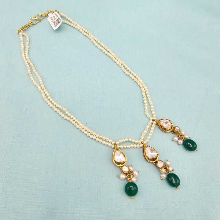 Pearl Moissanite Necklace