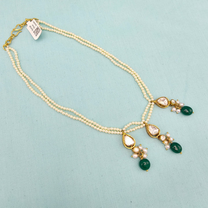 Pearl Moissanite Necklace