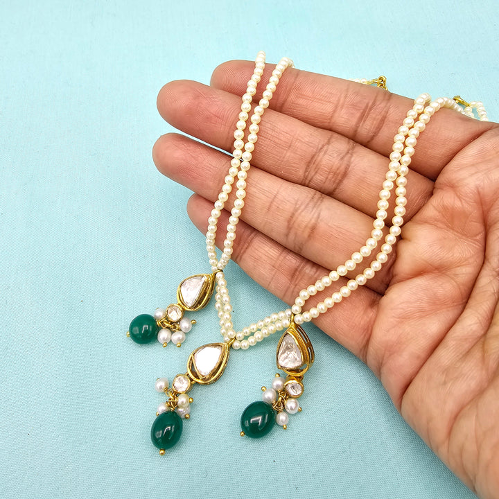 Pearl Moissanite Necklace