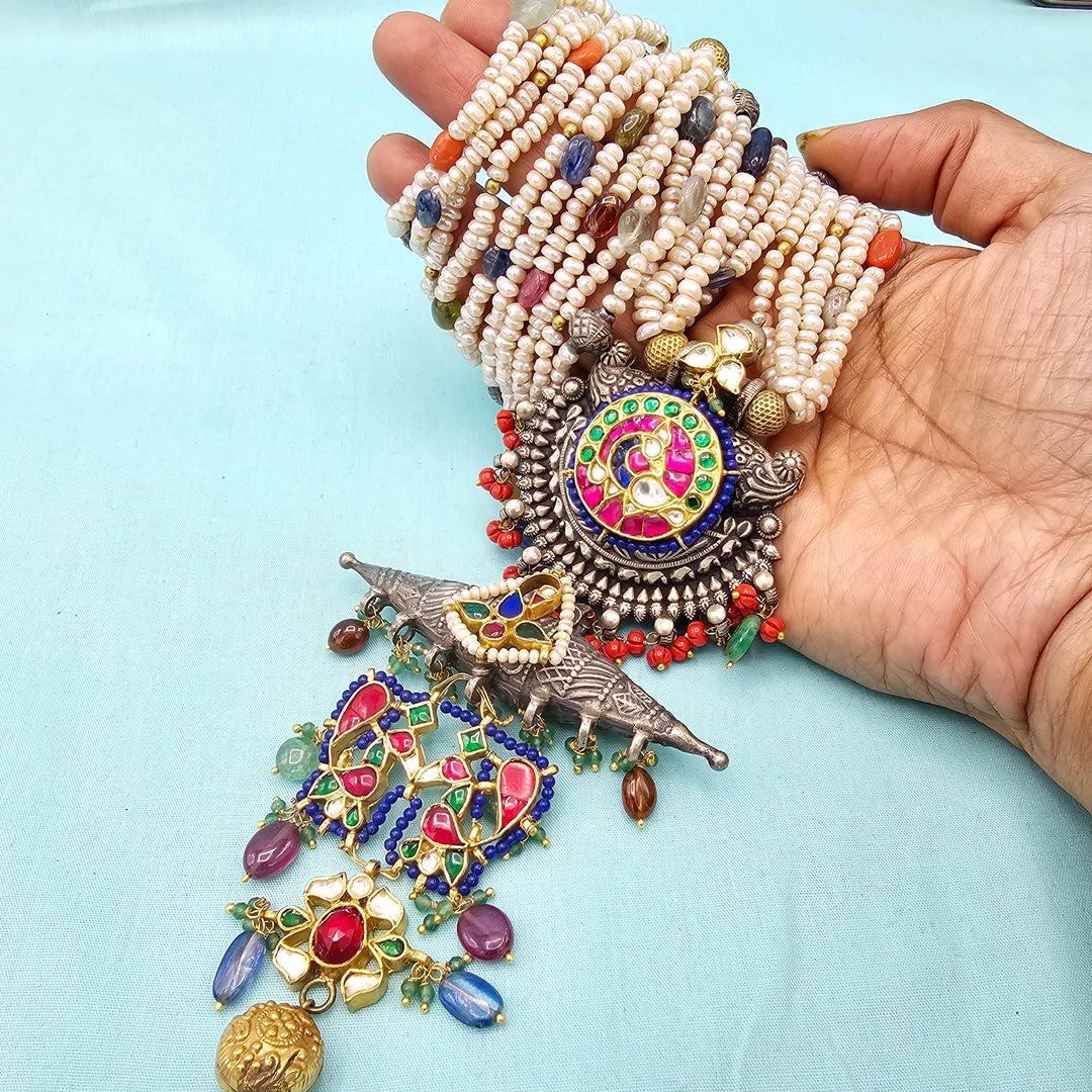 Pearl Kundan Necklace