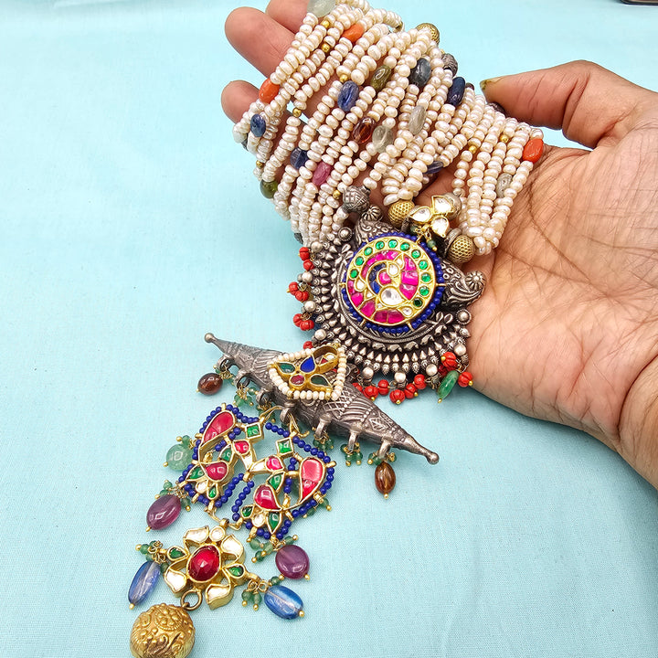 Pearl Kundan Necklace