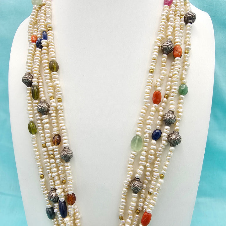 Pearl Kundan Necklace