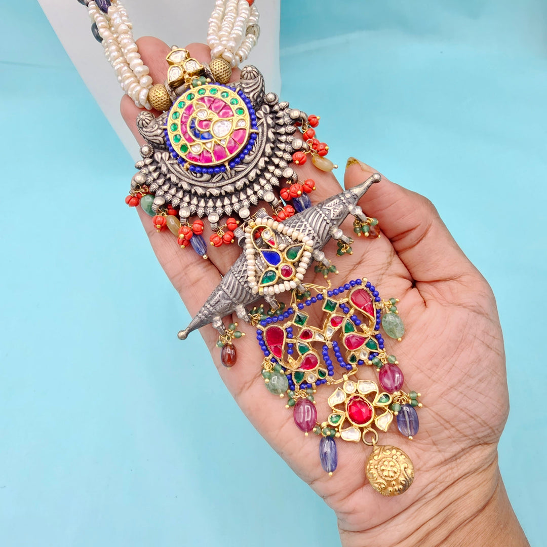 Pearl Kundan Necklace