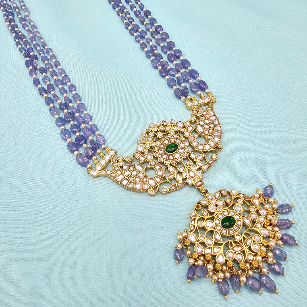 Tanzanite Kundan Necklace