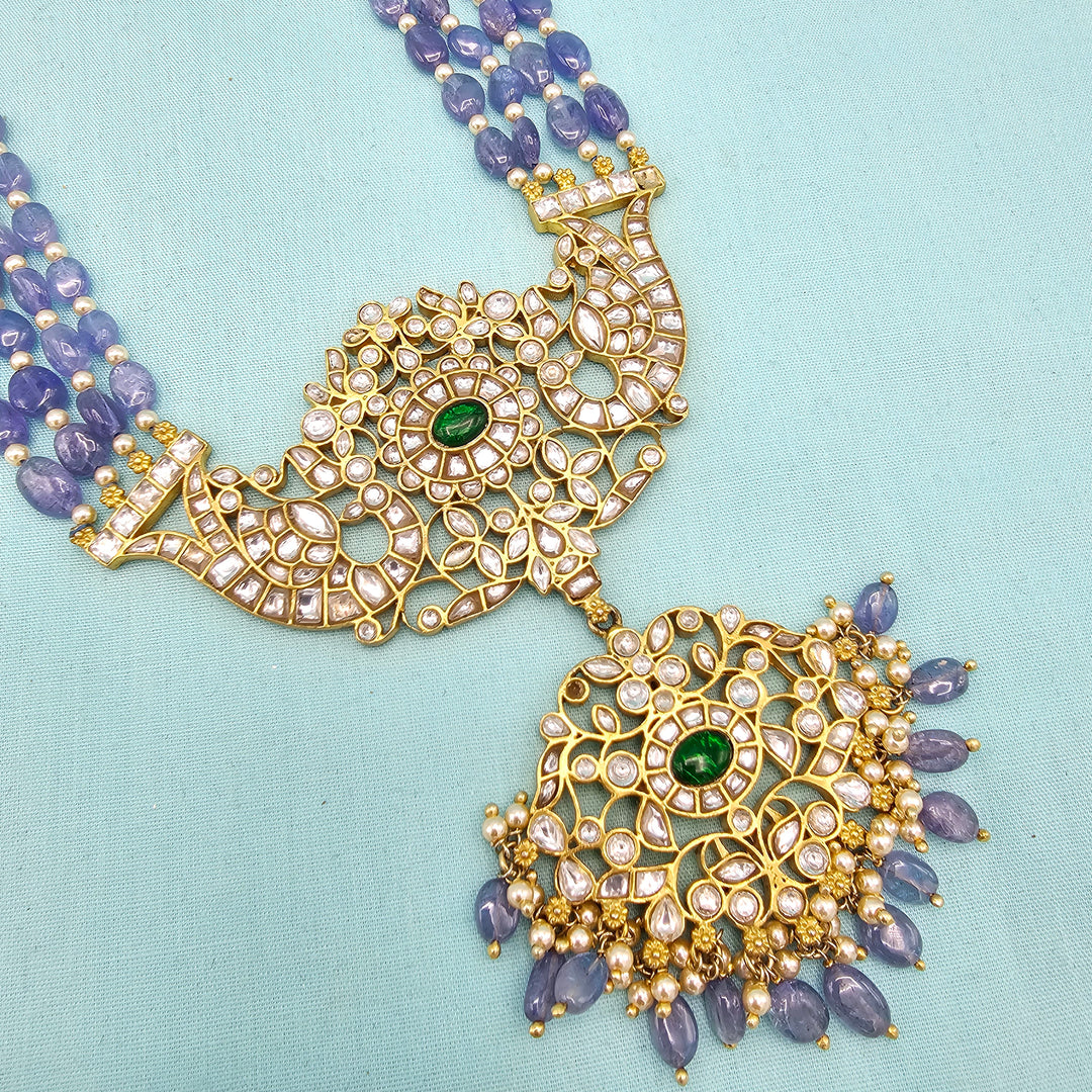 Tanzanite Kundan Necklace