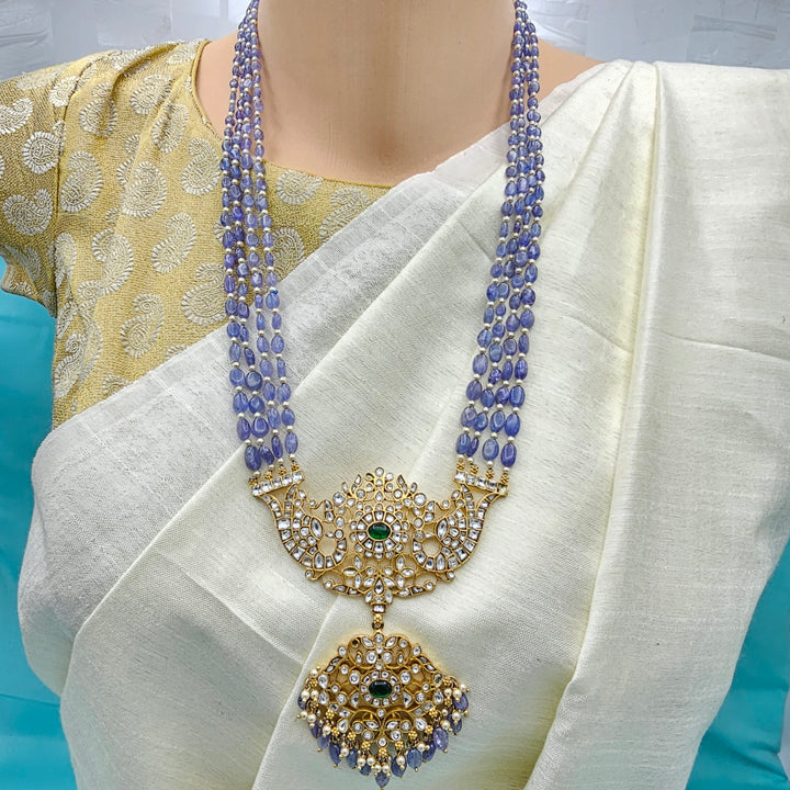 Tanzanite Kundan Necklace