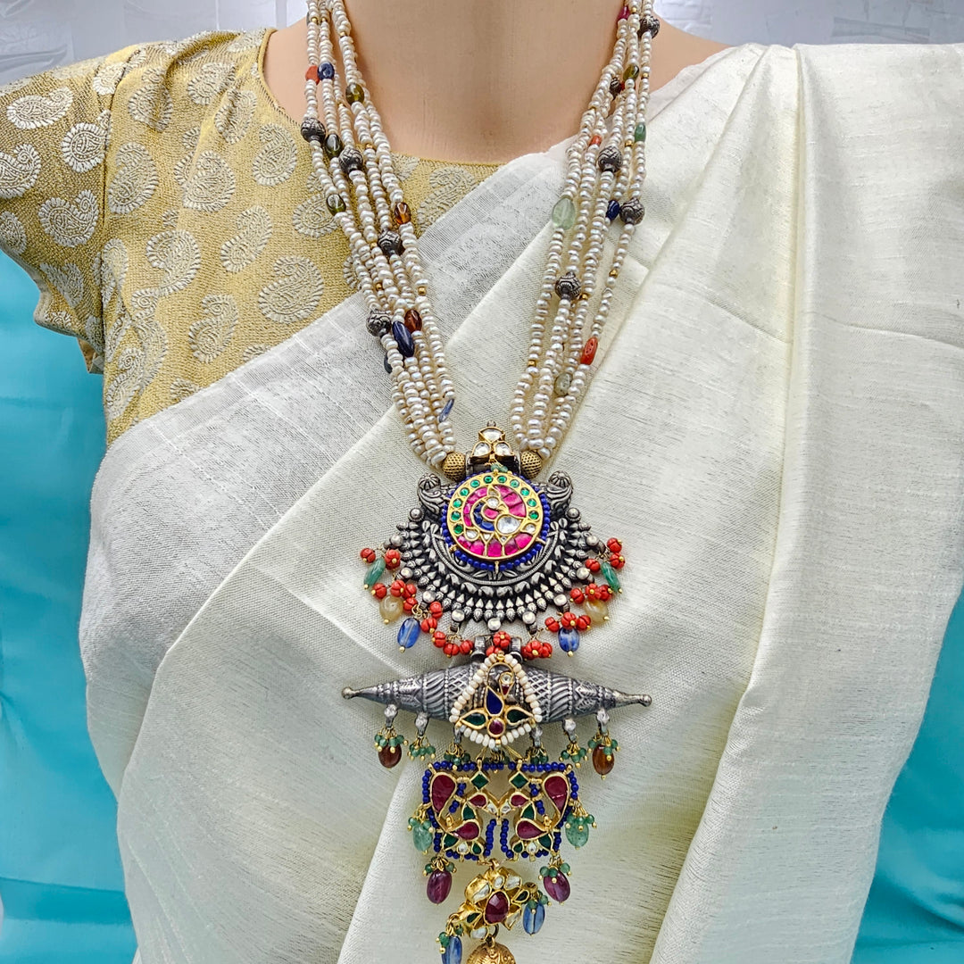 Pearl Kundan Necklace