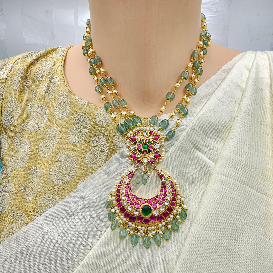 Green Kundan Necklace