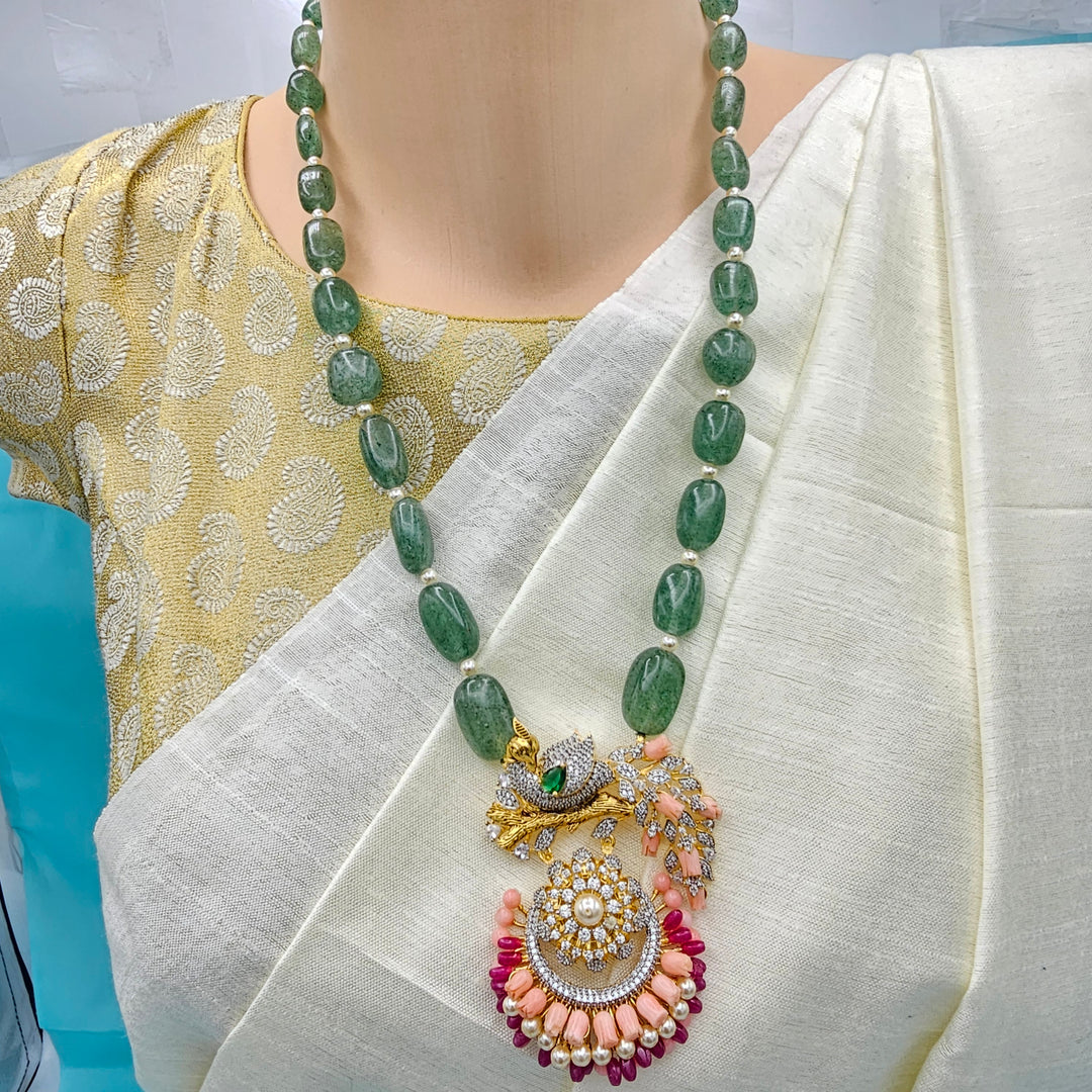 Peacock Aventurine Necklace