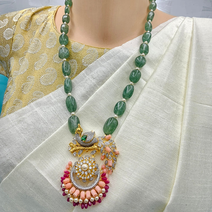 Peacock Aventurine Necklace