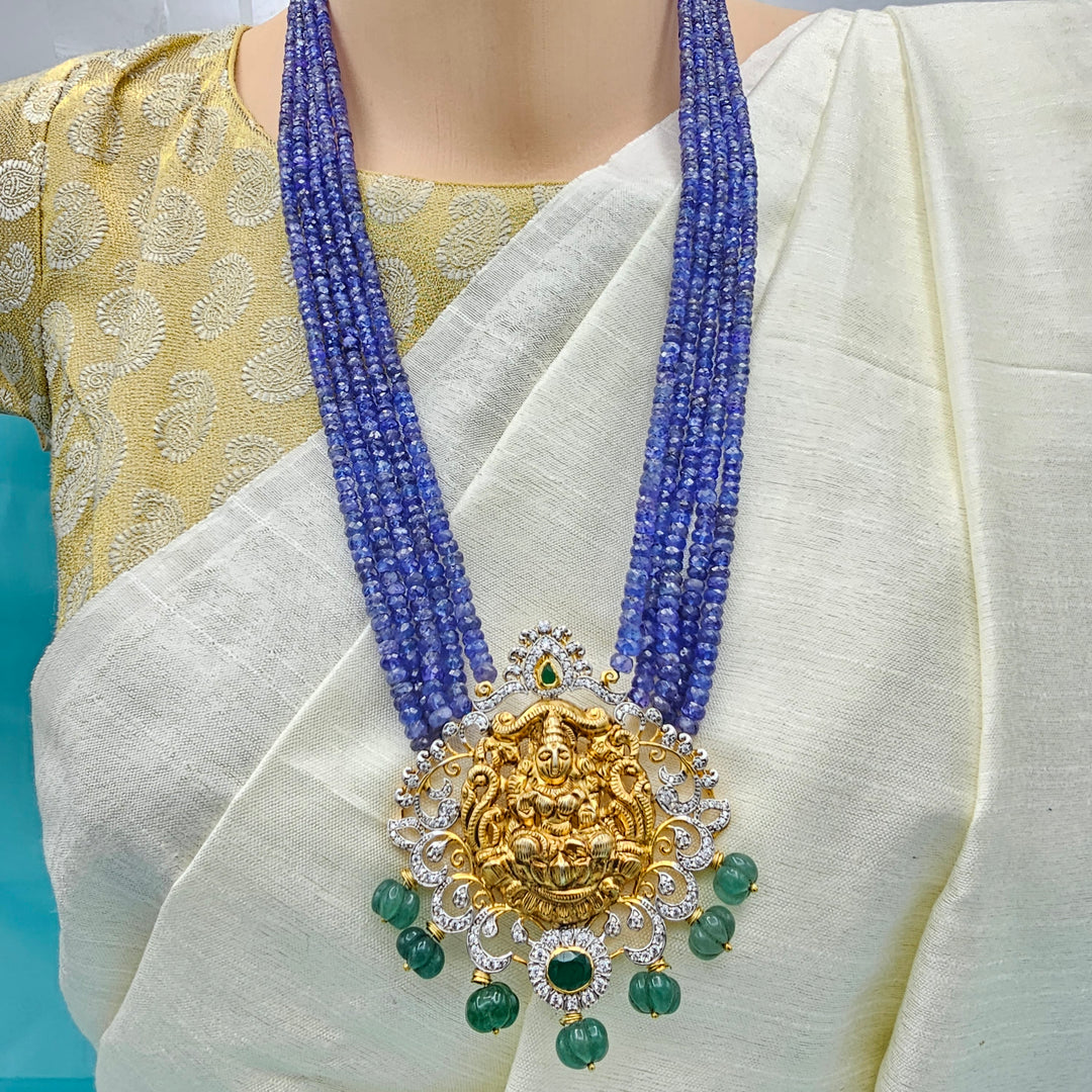 Tanzanite CZ Necklace