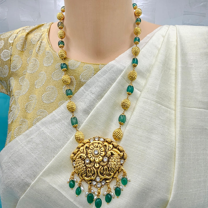 Nakshi Green Necklace