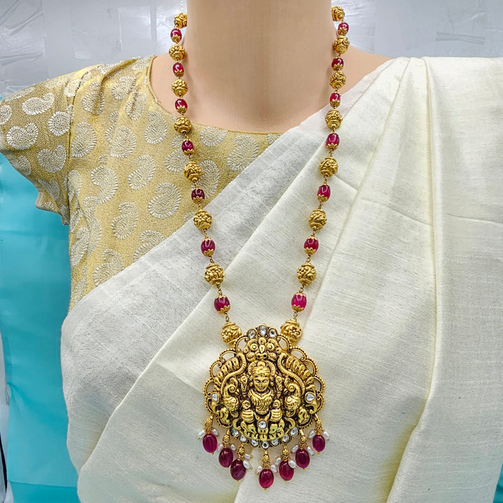 Silver Ruby necklace