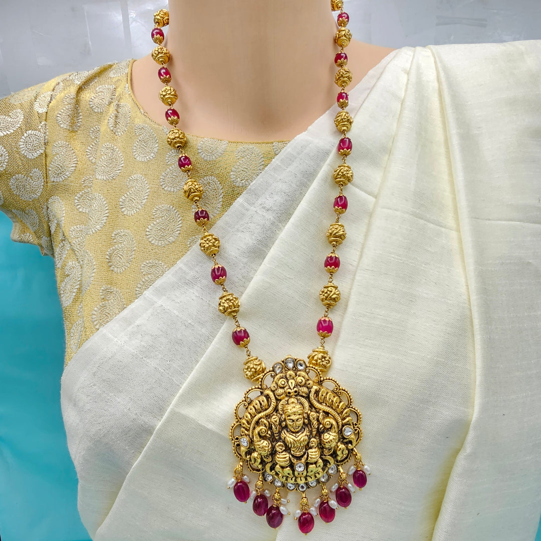 Silver Ruby necklace