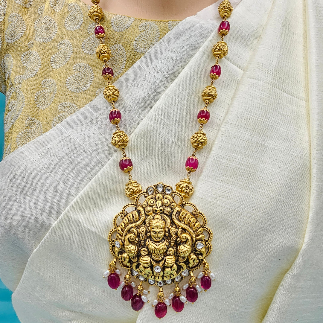 Silver Ruby necklace