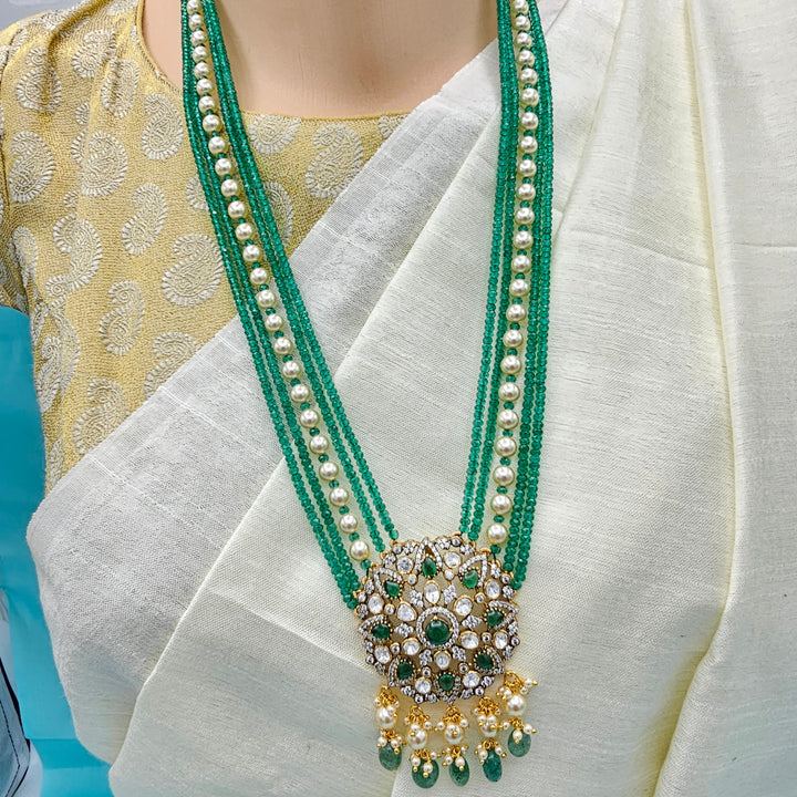 Victorian Green Beads Set