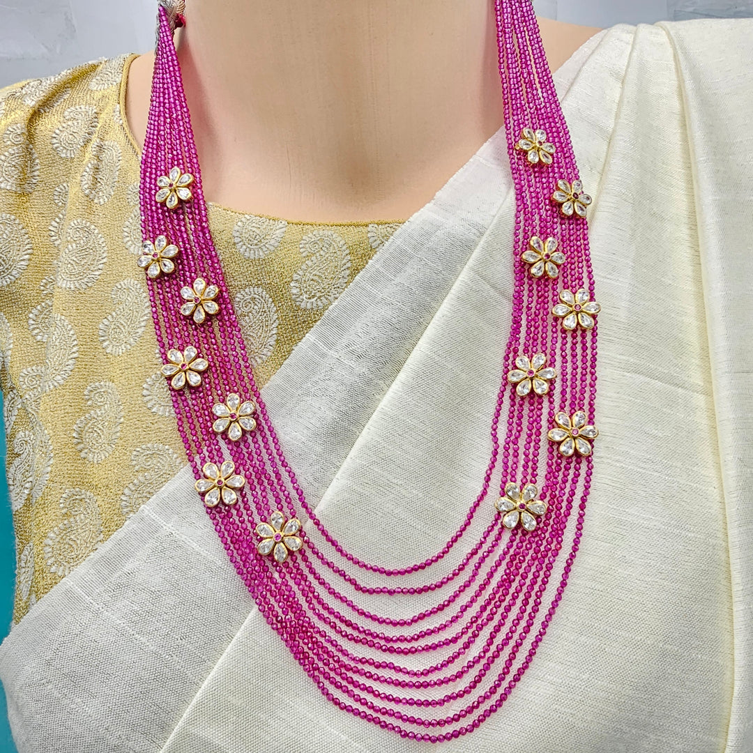 10 Strands Ruby necklace