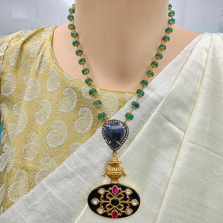 In-Lay pumpkin necklace