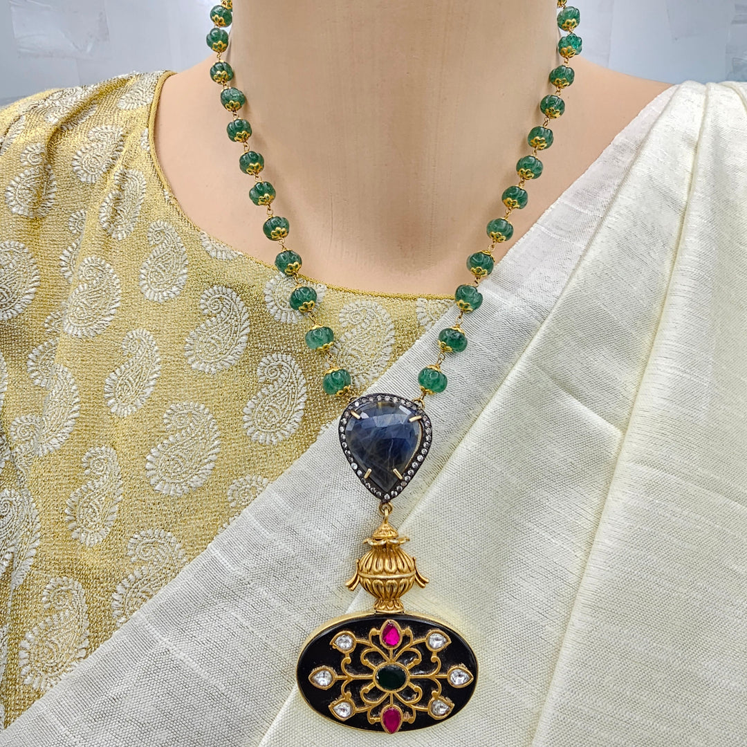 In-Lay pumpkin necklace