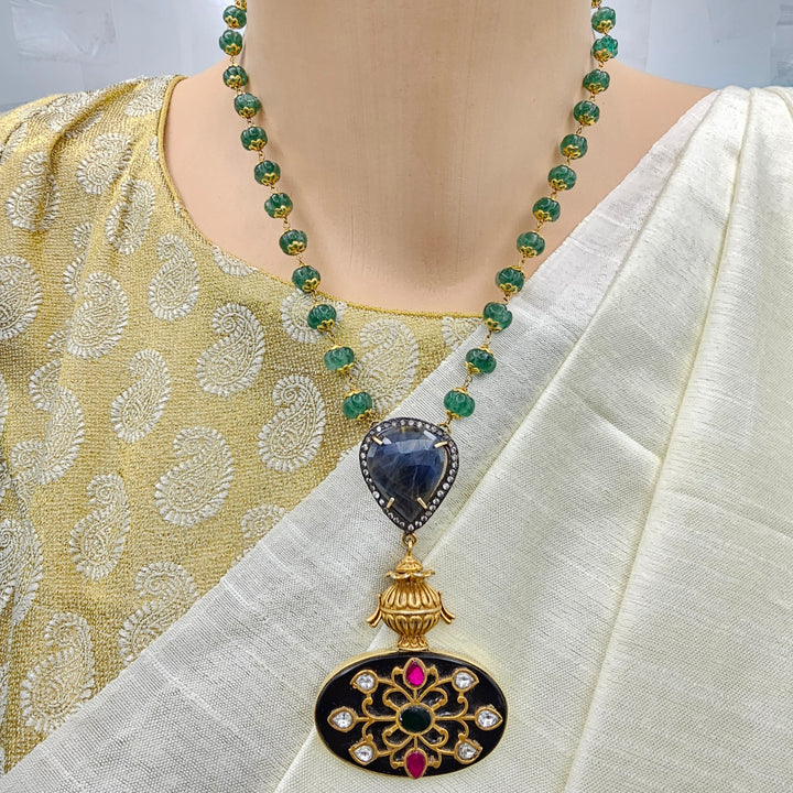 In-Lay pumpkin necklace