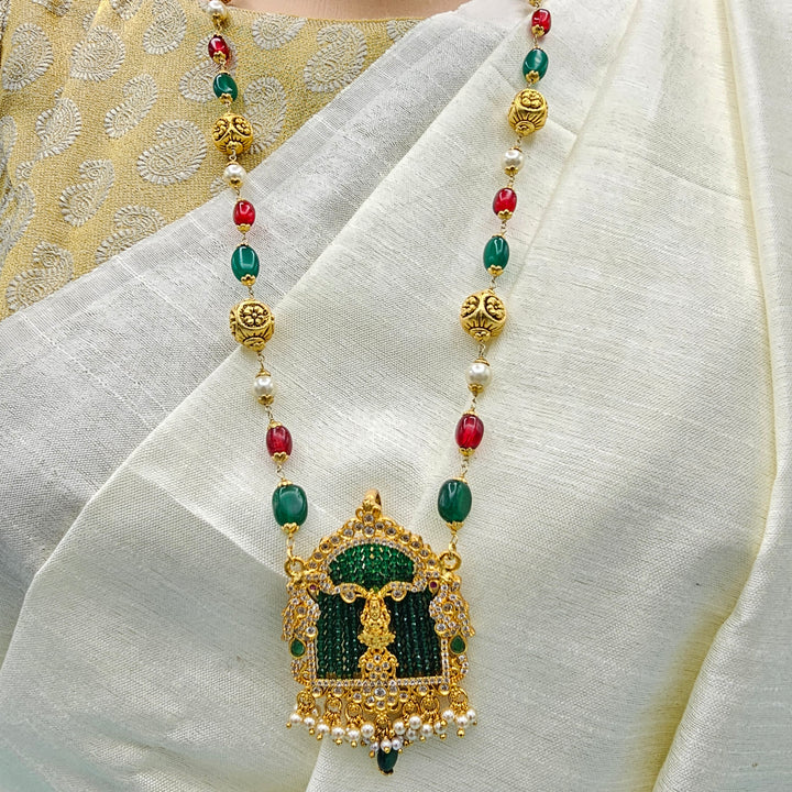 CZ Lakshmi Nakshi necklace