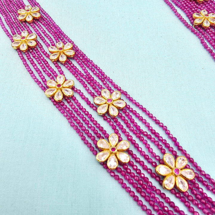 10 Strands Ruby necklace