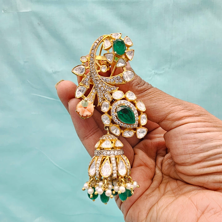 Green Kundan Necklace set