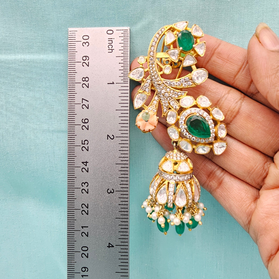 Green Kundan Necklace set