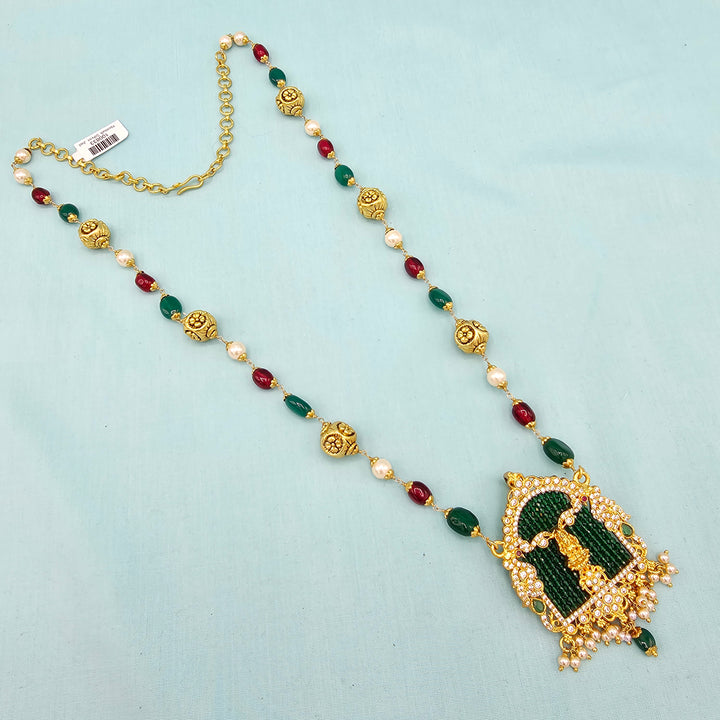 CZ Lakshmi Nakshi necklace
