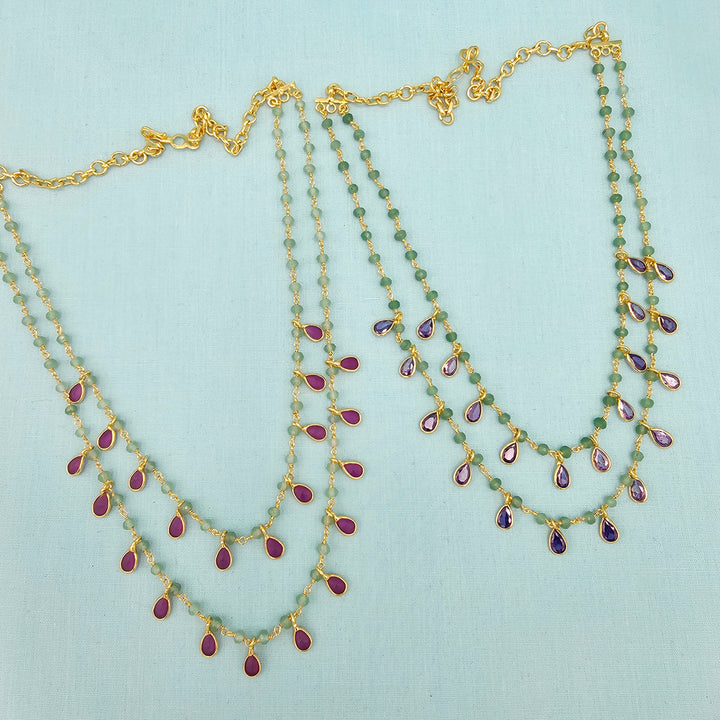 2 Layers beads with Drops
