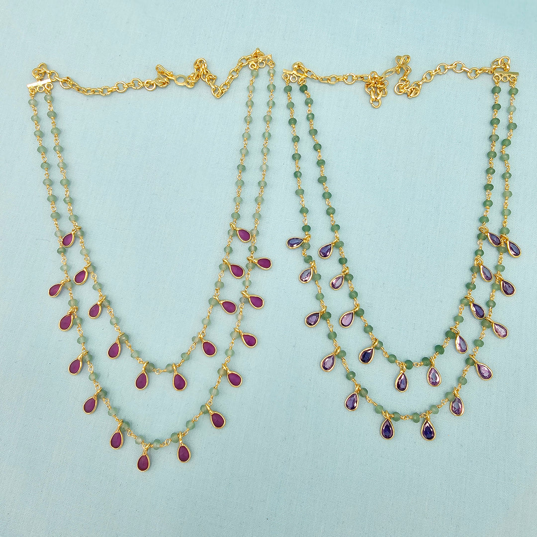 2 Layers beads with Drops